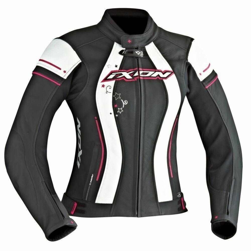 **SOLD!*" Ixon Women's Leather Motorcycle Jacket Size Small | motorcycle gear